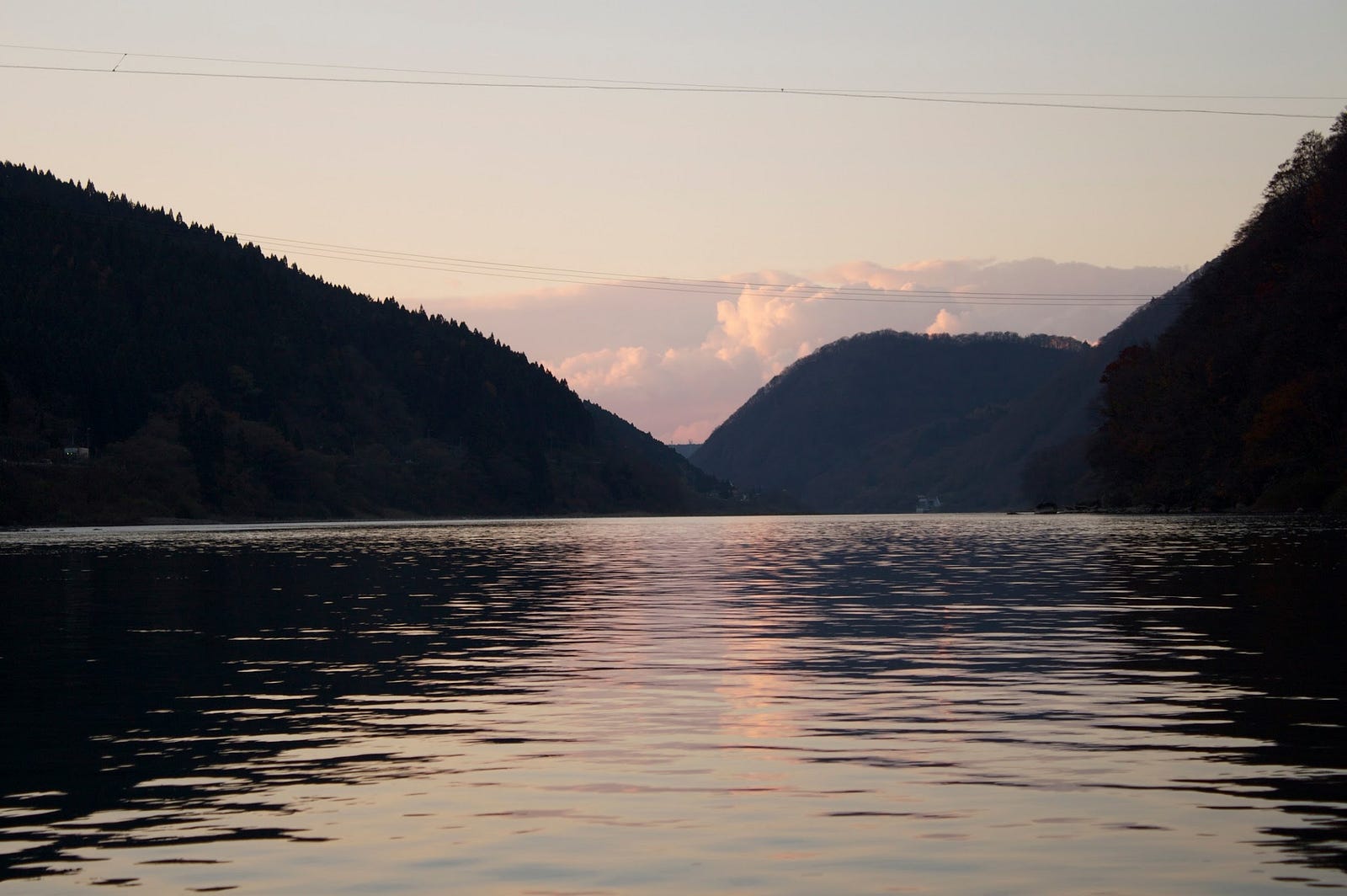 The Mogami River runs through the centre of Yamagata Prefecture.