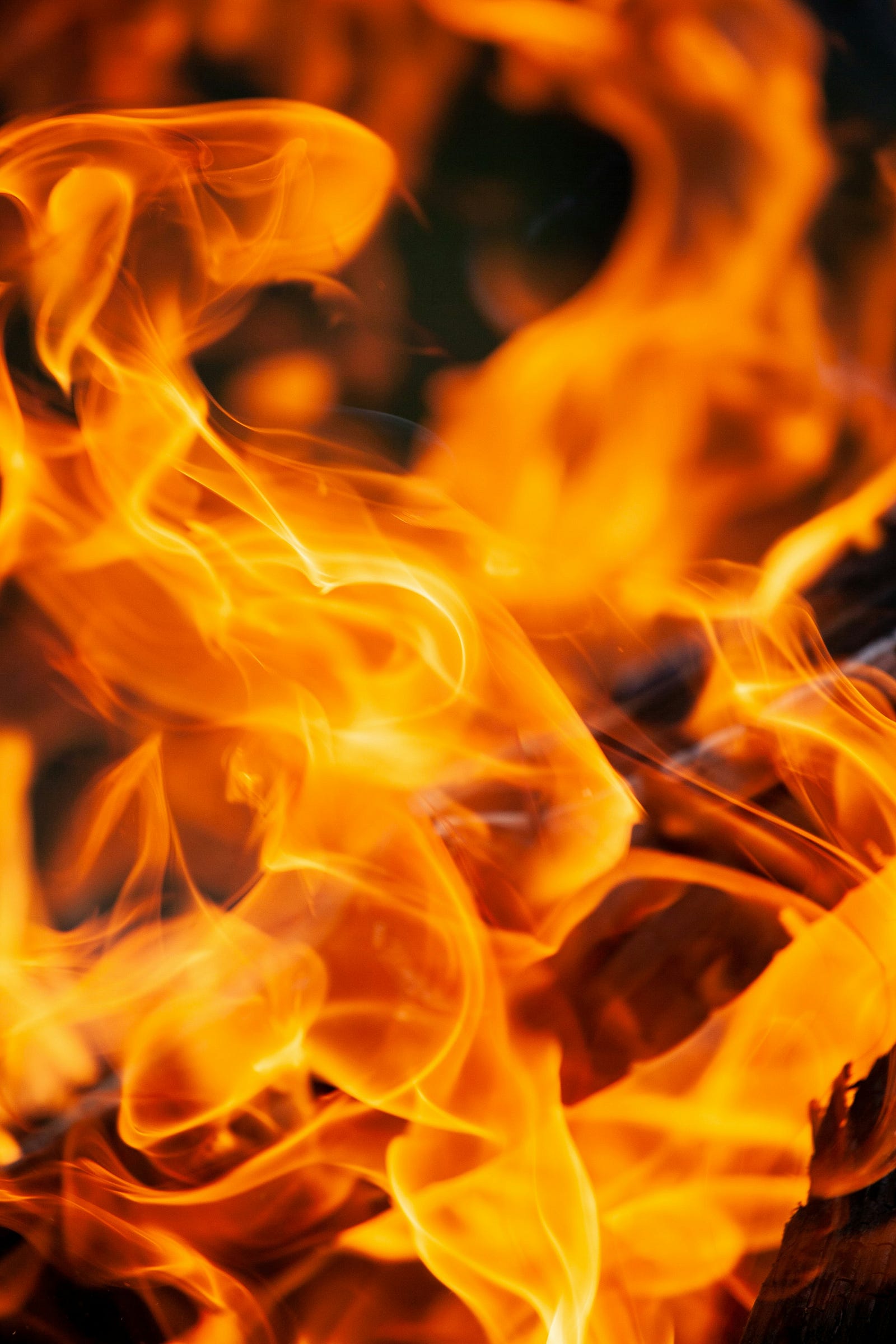 Flames.