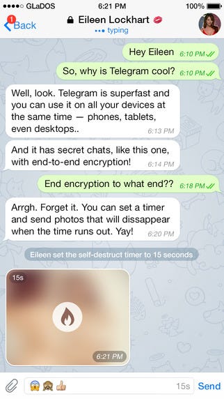 conversazioni telegram
