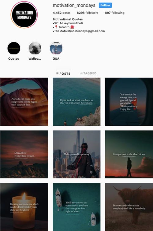 Motivational Instagram Pages To Follow