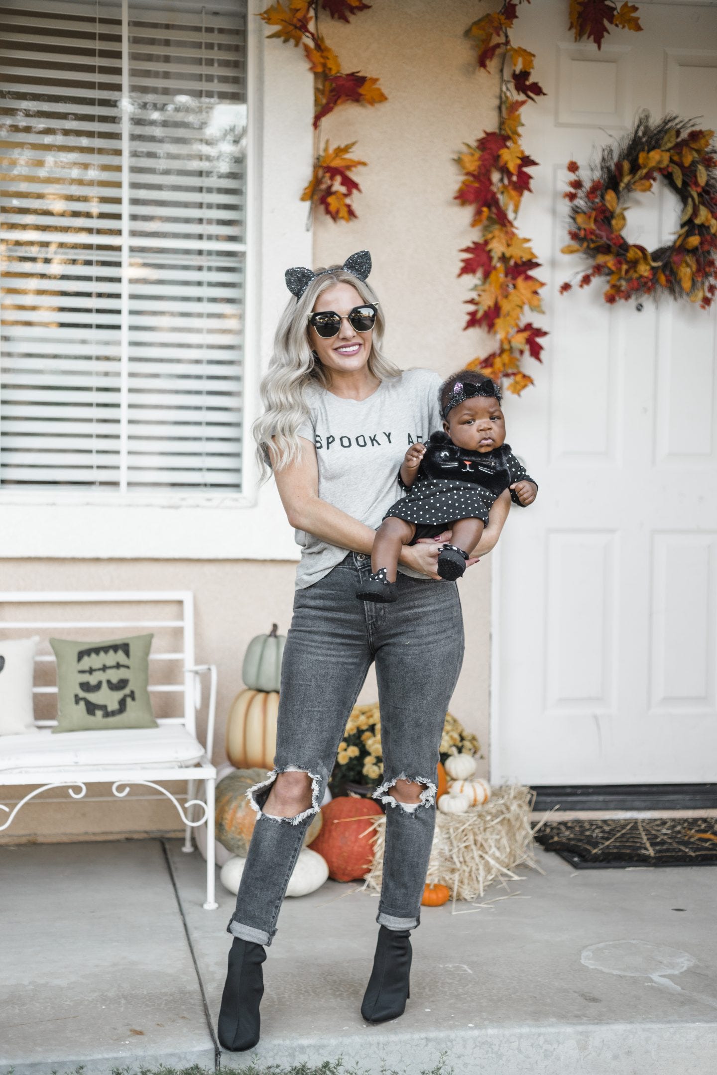 Cute Baby Halloween Costumes featured by top Orange County life and style blog, Dress Me Blonde: cat