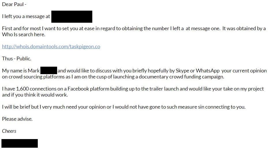 How A Two Year Old Blog Post Generated $1,000 in Revenue in 7 Days - Original Email