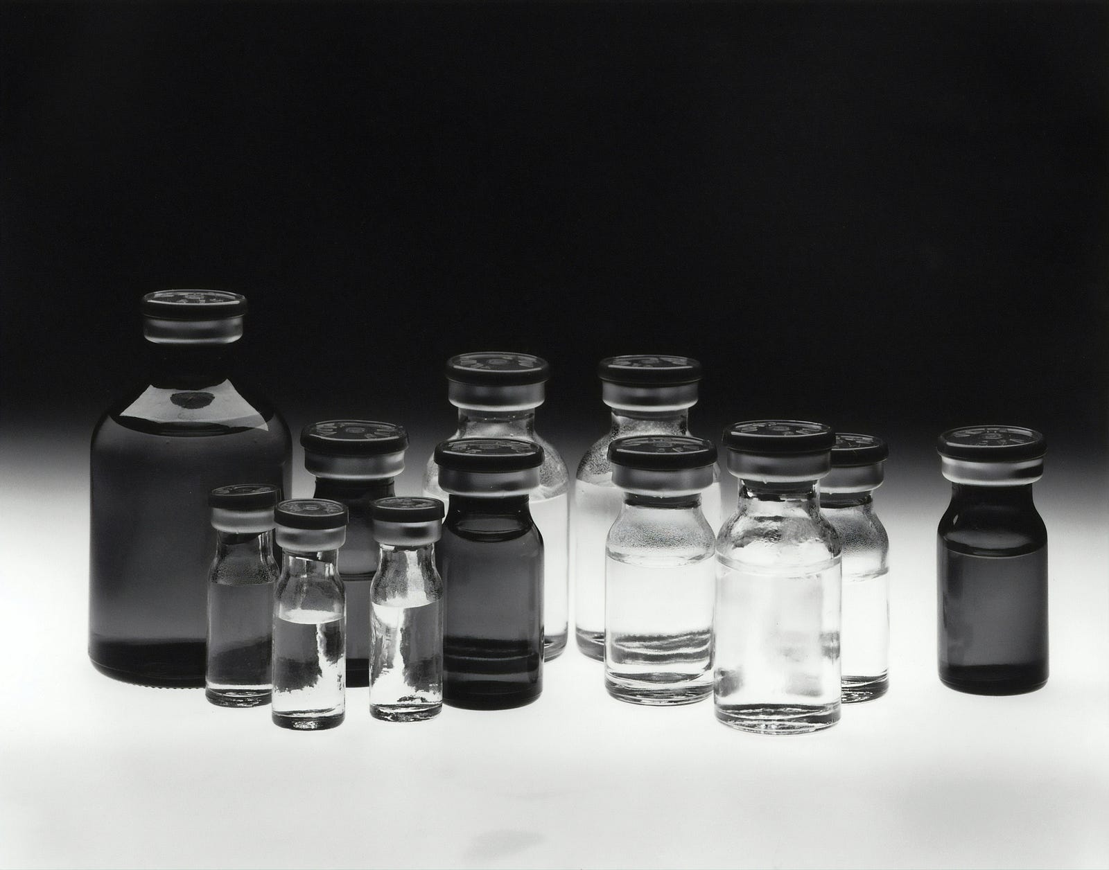 Vials of chemotherapy.