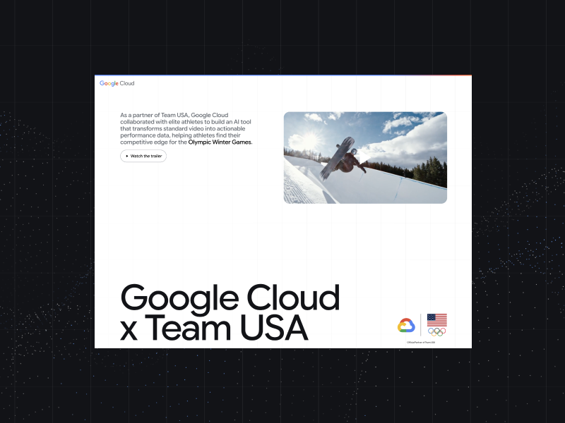 Google Cloud x Team USA