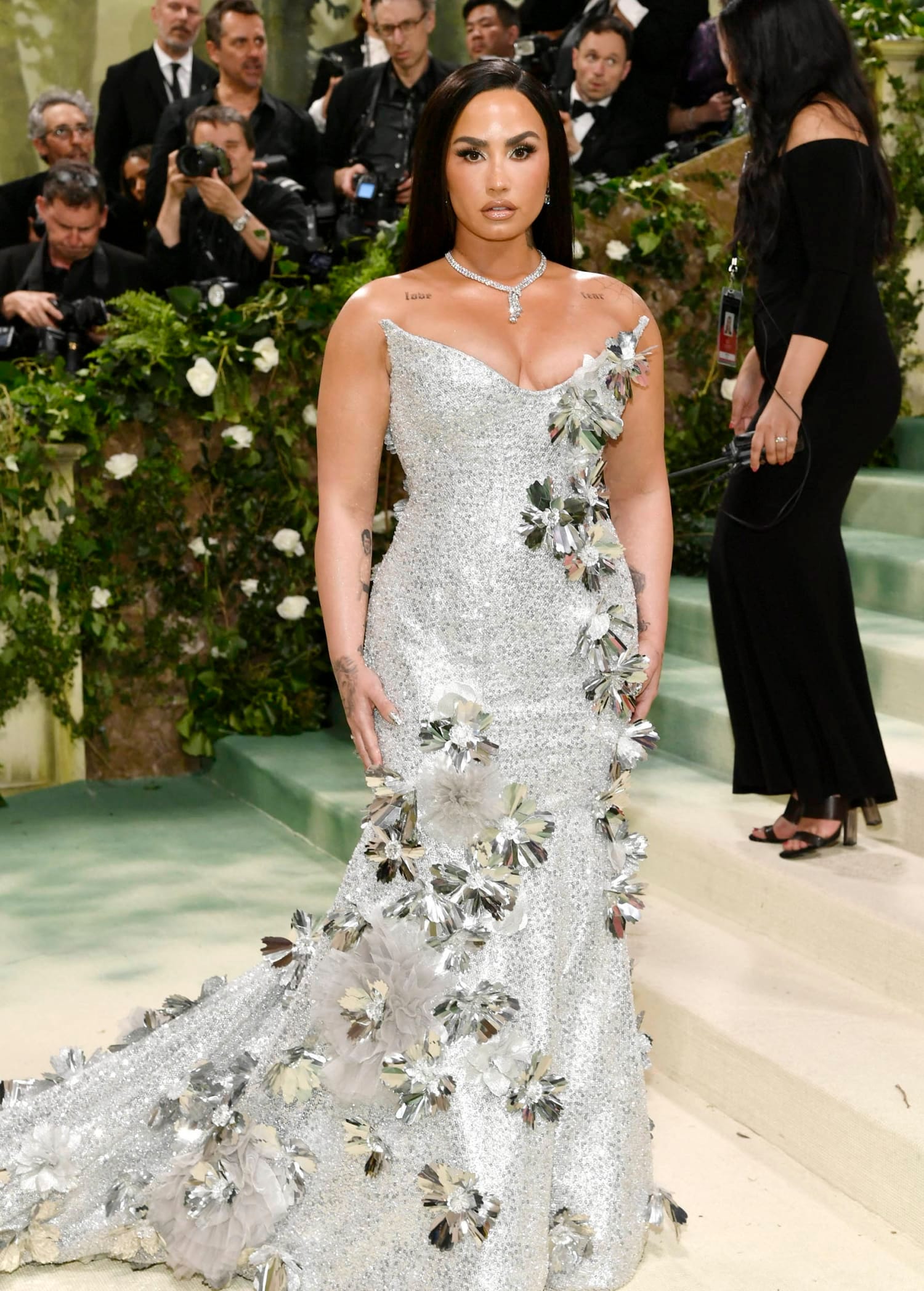 Demi Lovato’s Met Gala 2024 Gown Features Over 500 Hand-Cut Flowers