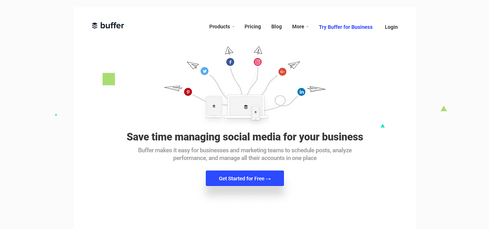 buffer is a social media marketing tool that can help you post your content easily on social networking sites it can publish all your posts automatically - using the right instagram hashtags for small businesses sked social