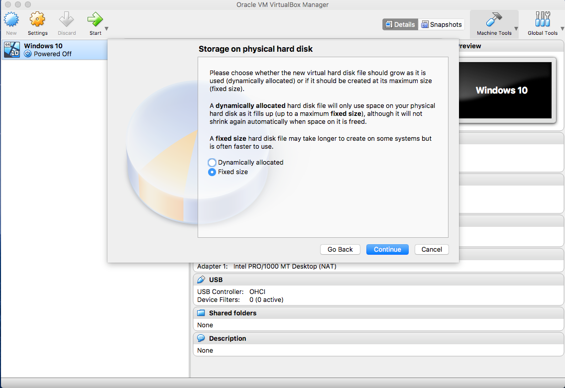 Installing virtualbox on mac