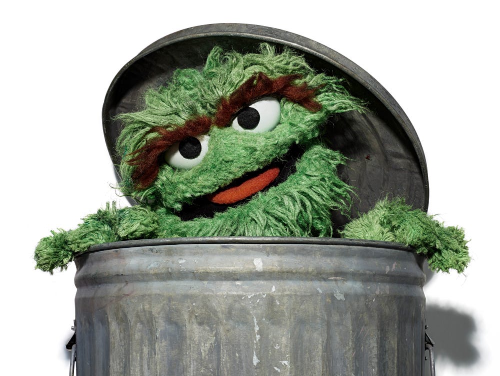 The Spiritual Genius of Oscar the Grouch Ben Freeland Medium