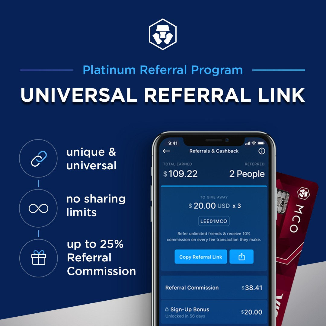 Crypto Com Referral Bonus / Crypto.com MCO Visa Card ...