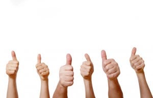 thumbs up
