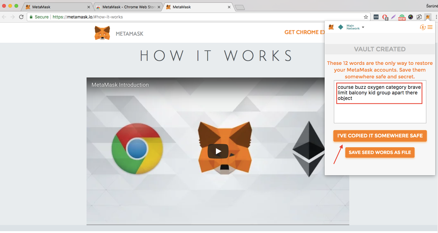 Adding Tokens to Metamask