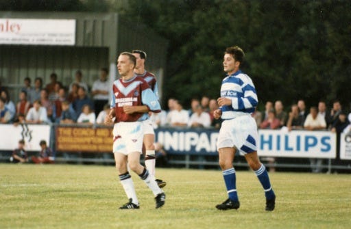 Steve on the field