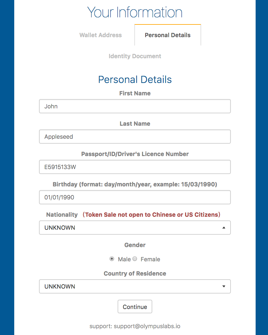 olympus product registration