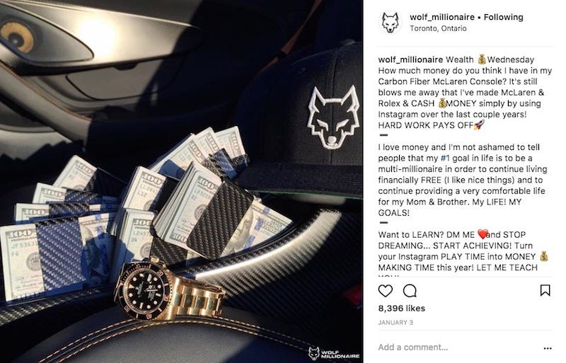 make sure you sign up for my free wo!   lf millionaire webinar where i walk you through all the various ways yo!   u could be making money on instagram - how to make money with instagram wolf millionaire