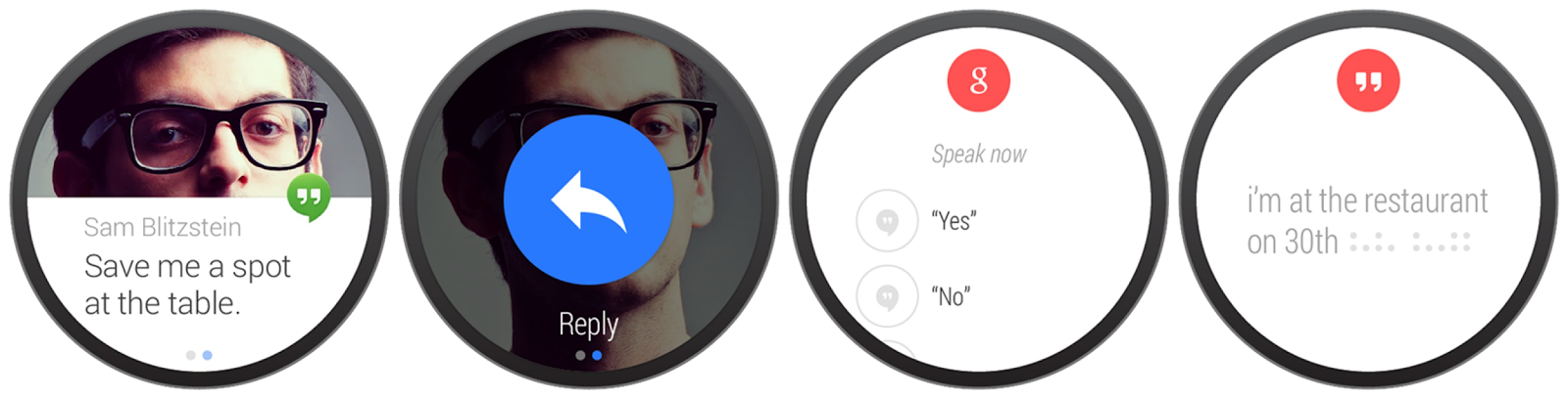 google voice android wear