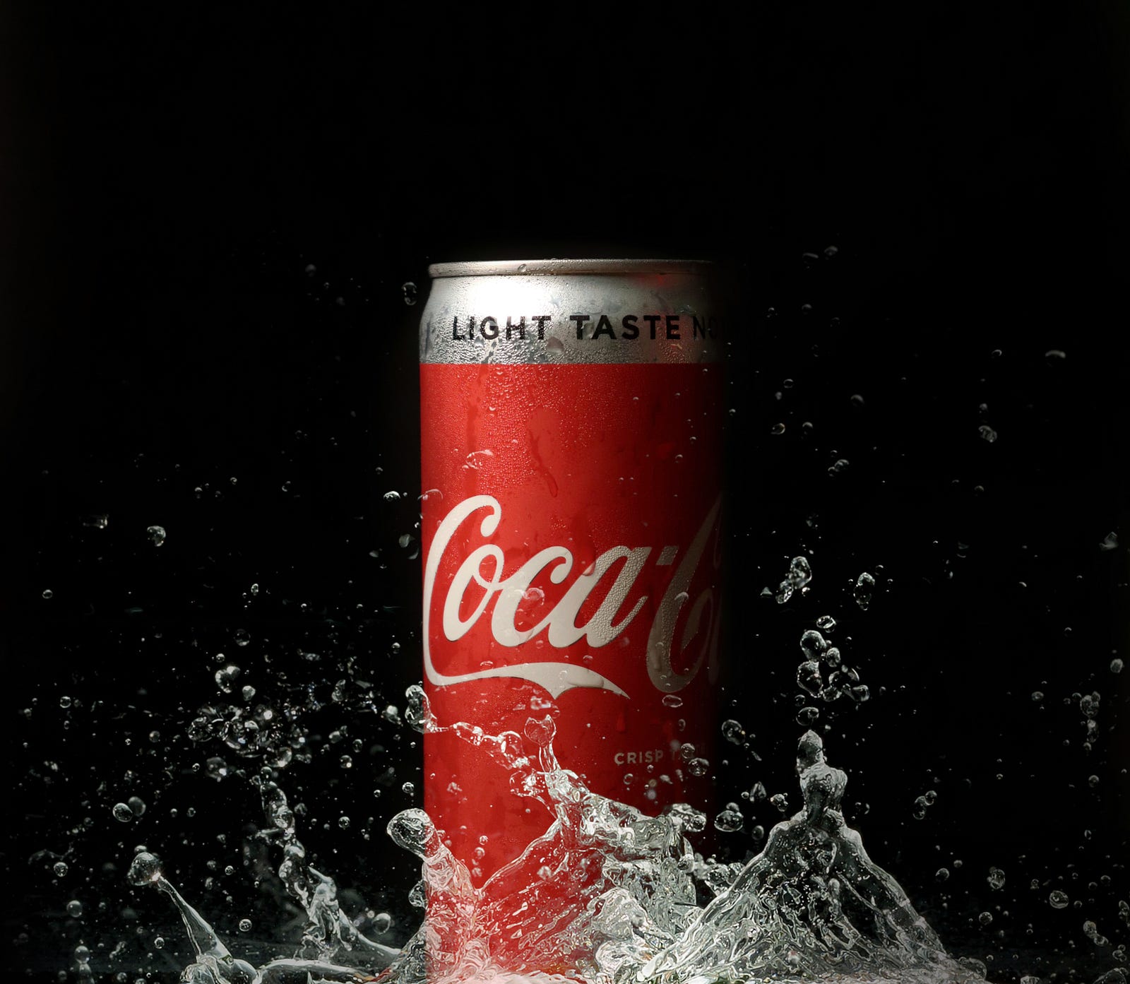 A can oc Coca-Cola has water splashing up around it. Sugary drinks (sugar-sweetened beverages or “soft” drinks) are any beverage with added sugar or other sweeteners (such as sucrose, high fructose corn syrup, fruit juice concentrates, and more).