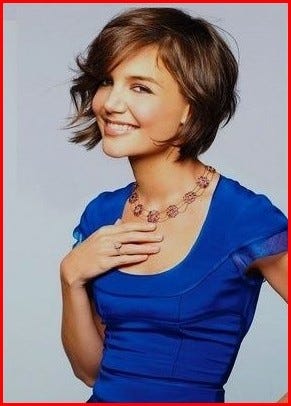 short haircut katie holmes