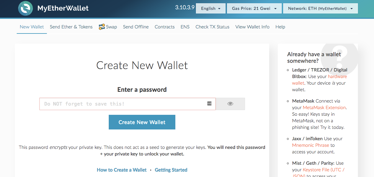 MyEtherWallet – Secure & Private Open Source Ethereum Wallet?