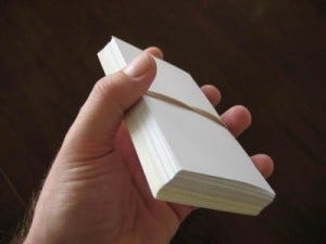index cards