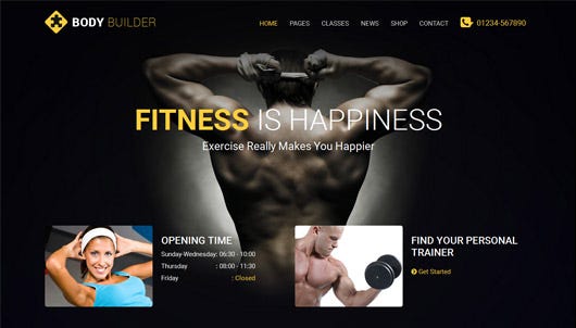 45 fitness gym website templates themes thebestdevlist medium