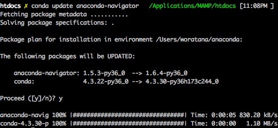 Install opencv python anaconda mac