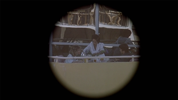 There's also a bit of bikini spying, but it's not relevant to anything