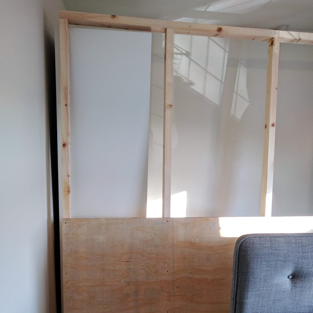 Simple stud framework.