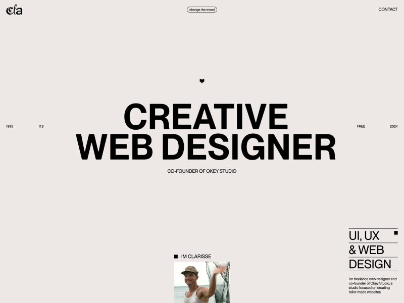 Clarisse Michard | Freelance Webdesigner — Creation of custom websites