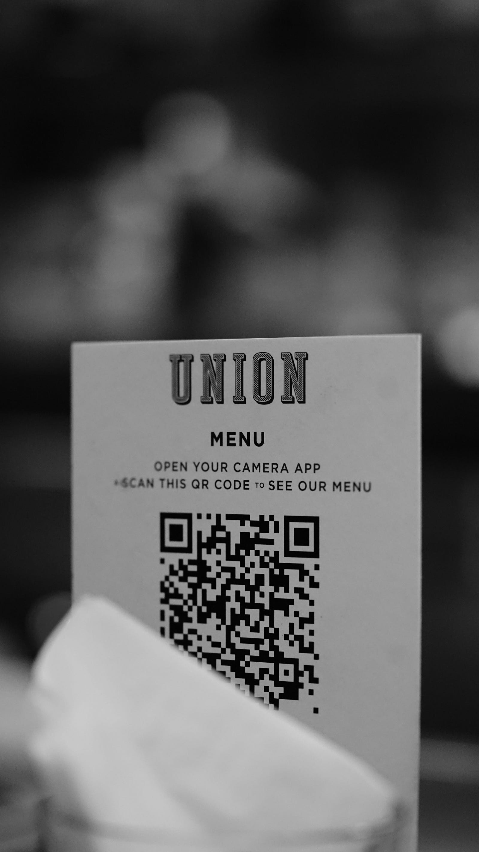 A bar code.