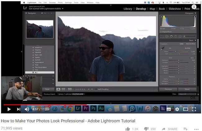 in the video he explains how to use lightroom to make your photos look more professional till date the video has garnered more than 70k views - for instagram get followers get likes 4 ig free by grin inc