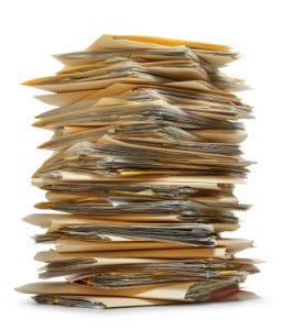 folders stacked
