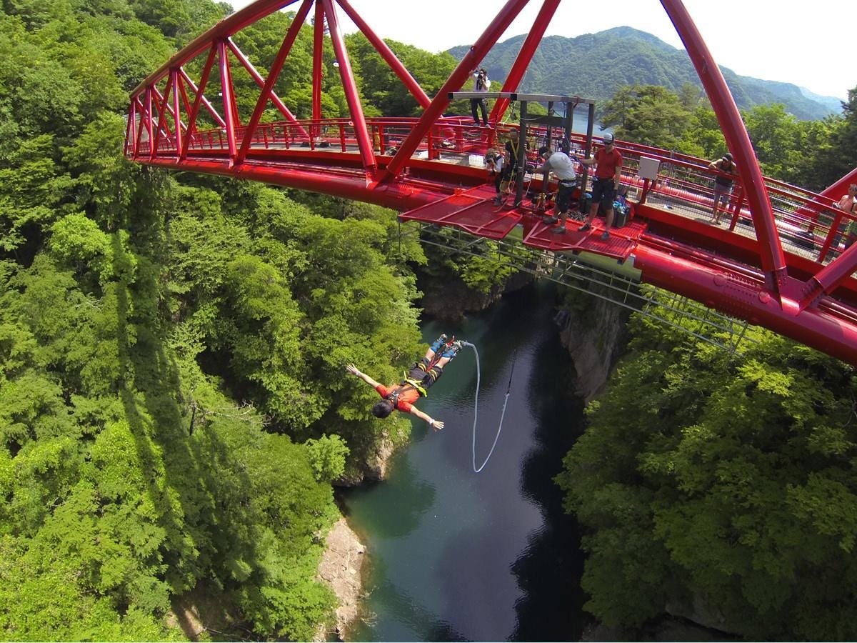 3 Best Bungee Jump Spots near Tokyo!! Japan Travel Guide JW  Magazine