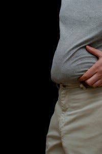 overweight male