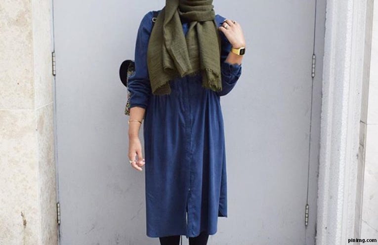 Perpaduan Warna Hijab Dengan Baju Hijau
