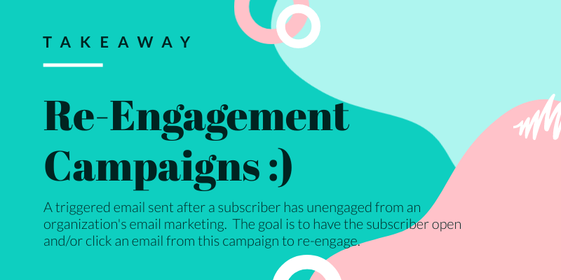 Takeaway: Re-Engagement Campaigns.