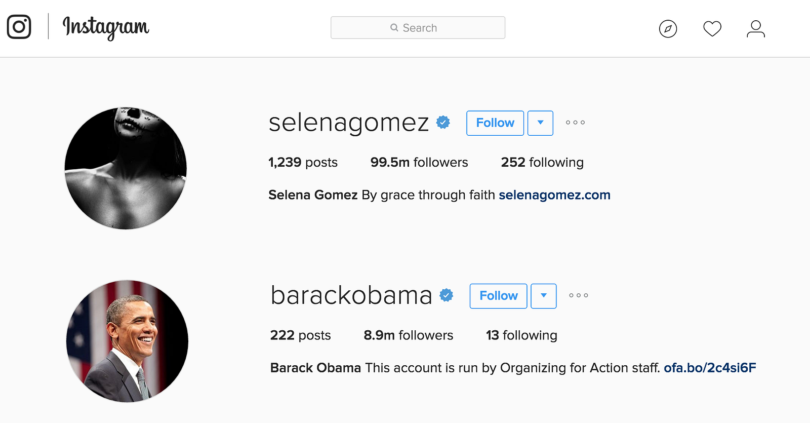 it easy to see how popular a social media account is however these won t show you the true reach of an influencer with 99 4 million followers selena - instagram tools followers 2016