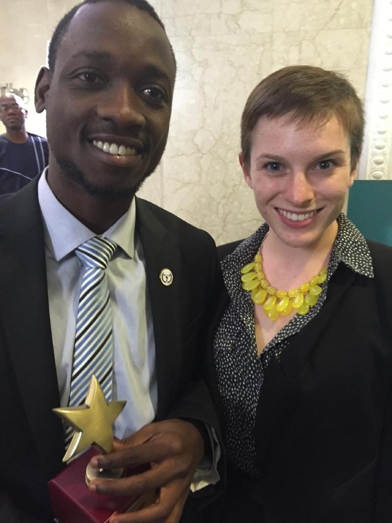 Oluwasogo and Genevieve, Co-founders at MDaaS