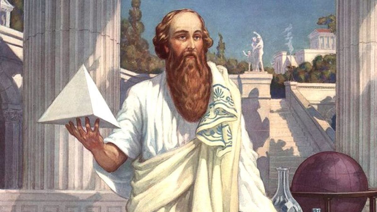 An illustration of Pythagoras