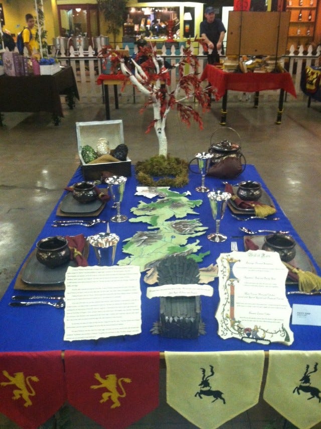 They Had A Tablescape Competition At The Fair The Hairpin