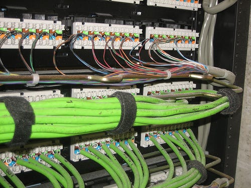 Flashback: HOWTO: Punch down blocks for in-building wiring punch down patch panel wiring diagram 