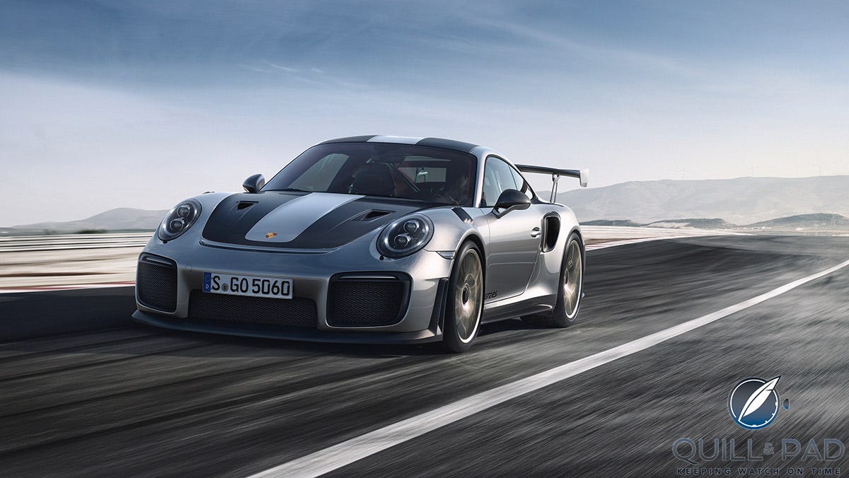 2018 Porsche 911 GT2 RS in silver