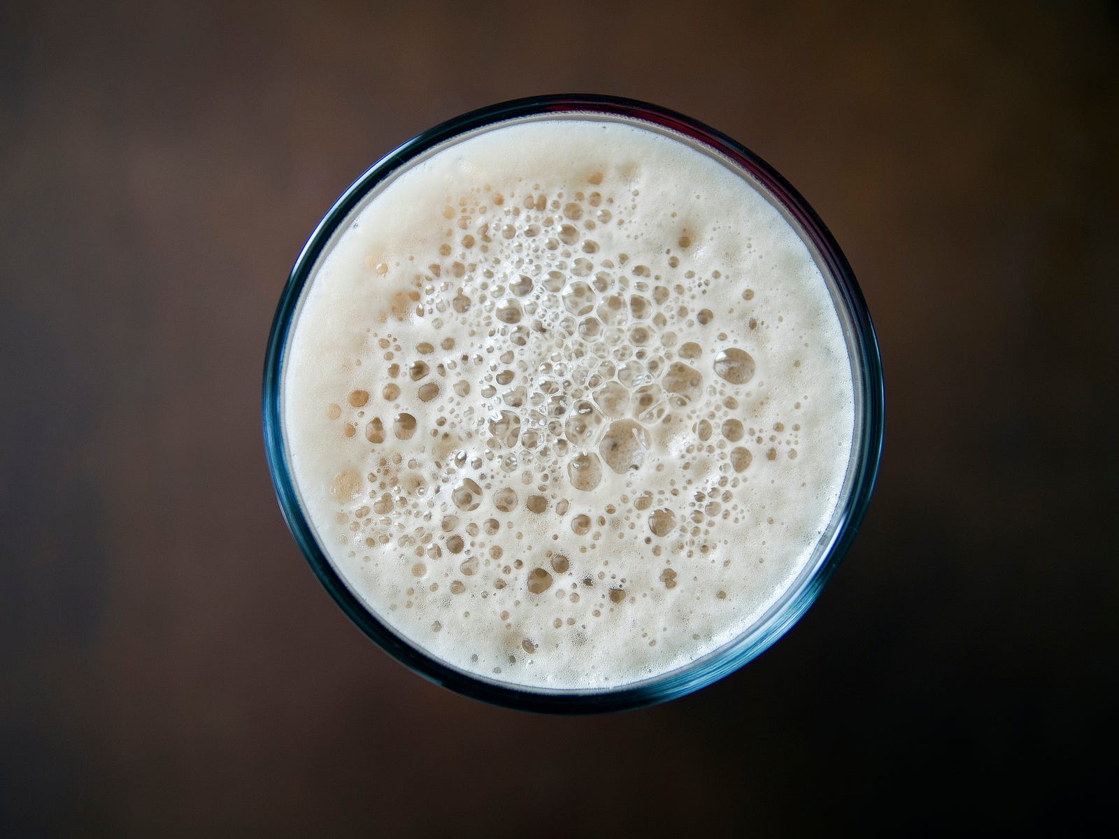 The foam on your morning latte has fractals.