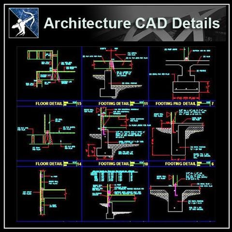 【Architecture CAD Drawings】- CAD Blocks,Details,3D Models ...