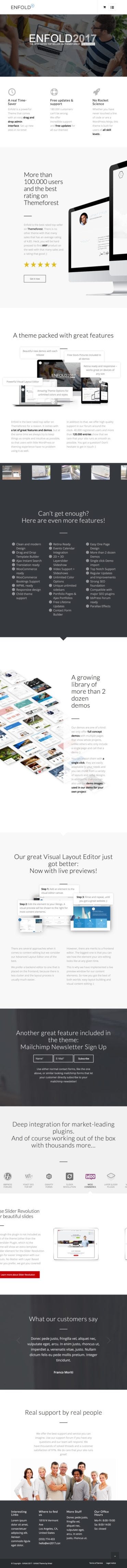 landingpage erstellen mit Enfold 2007