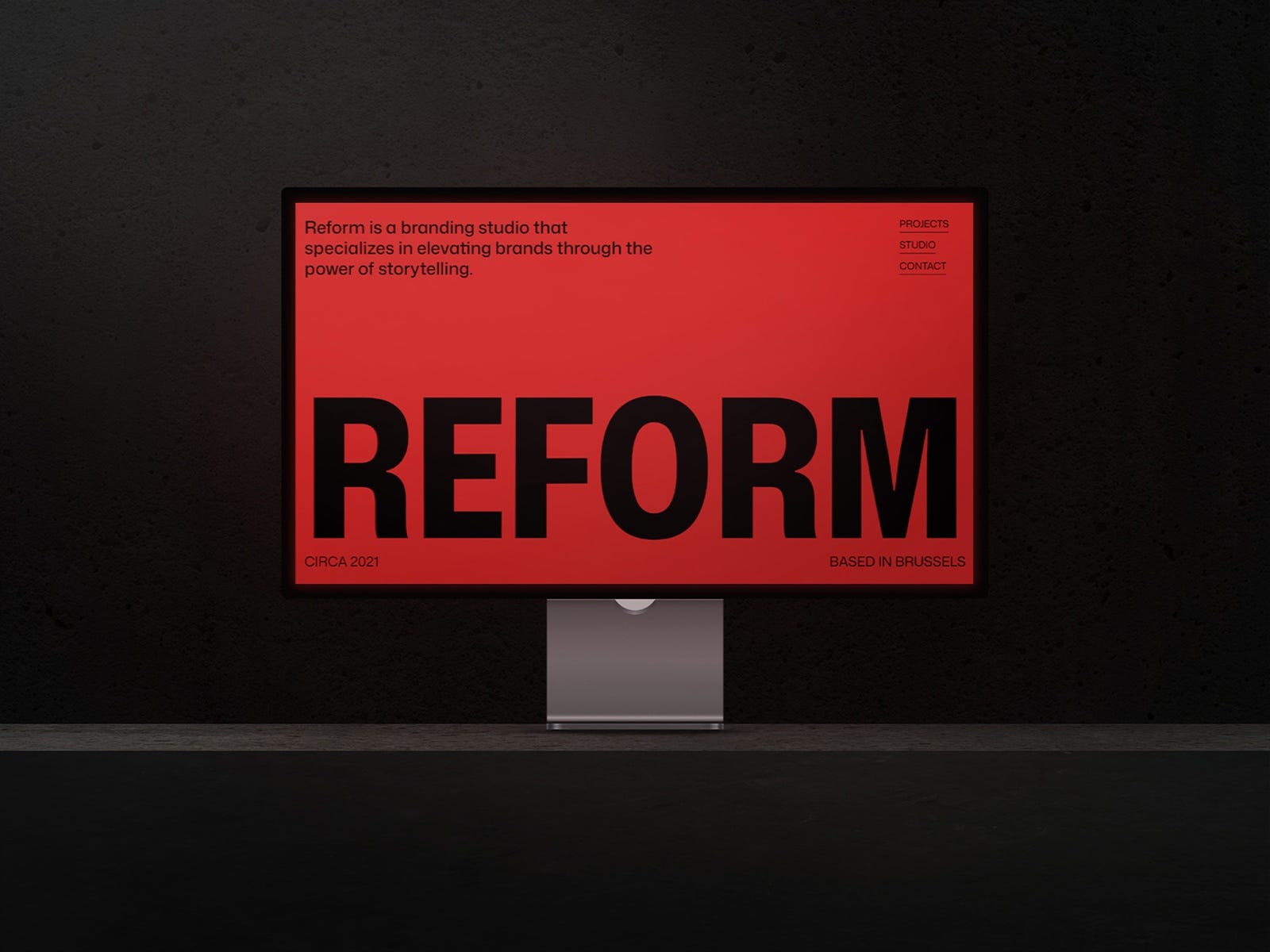 REFORM — Brutalist Agency Template