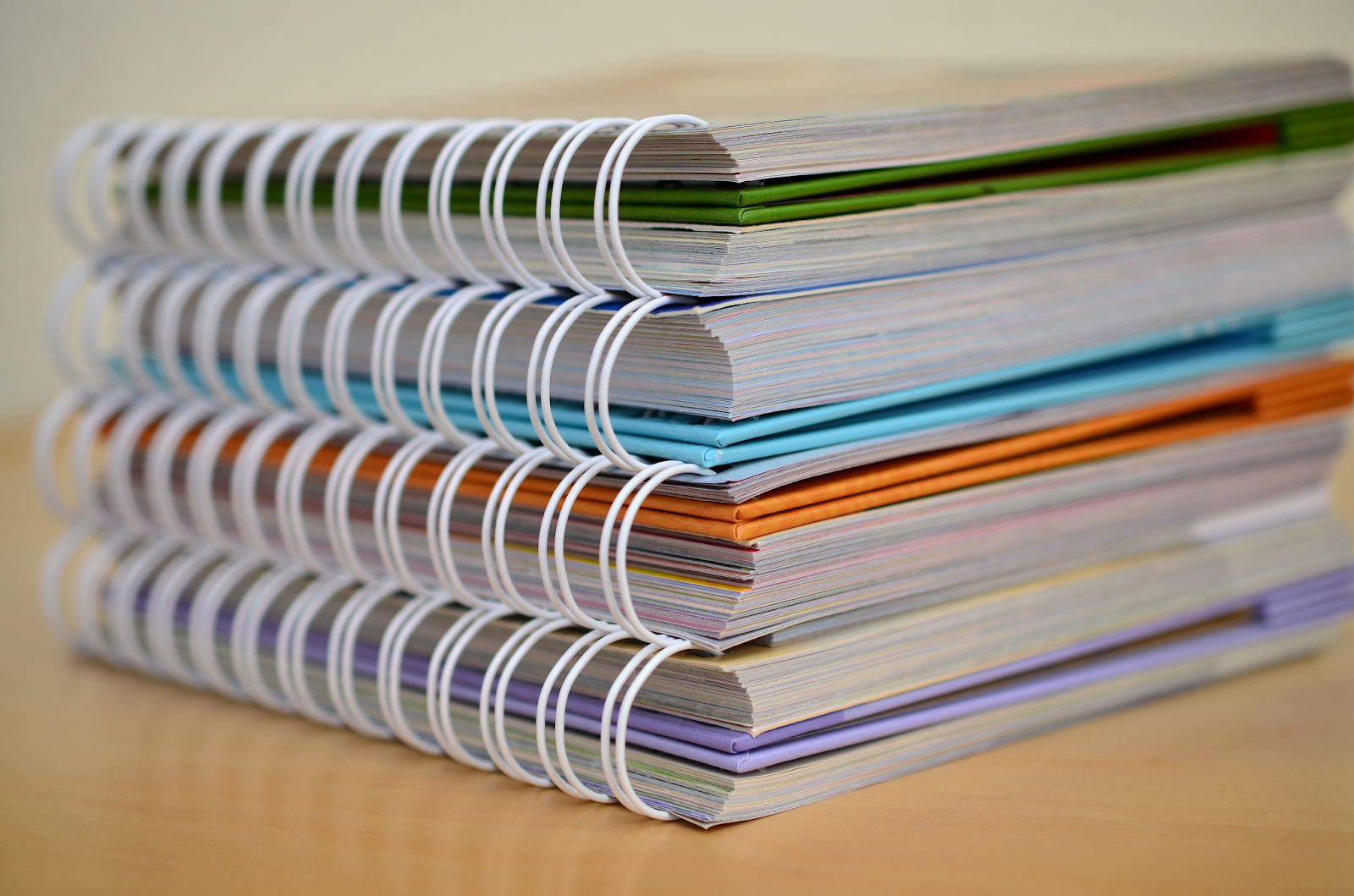 notebook stack