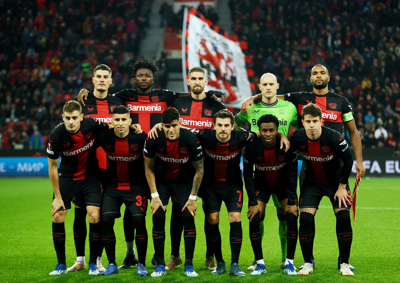 Bayer Leverkusen team photo