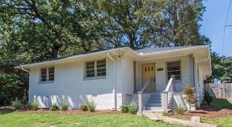 A rehab bungalow in East Atlanta Village.