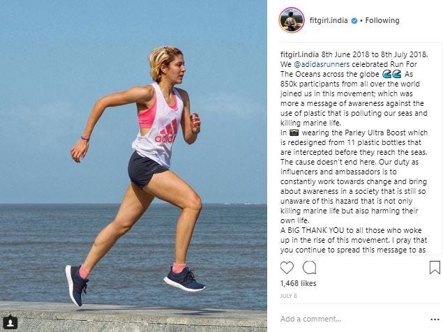 ayesha billimoria is a track and field athlete a fitness trainer and captain at adidas runners mumbai which definitely makes her stand out as a highly - american track and field athletes with most instagram followers