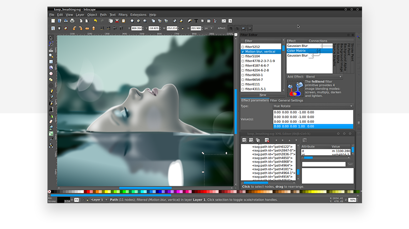 inkscape svg editor